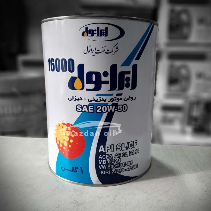 خرید روغن موتور ایرانول 16000